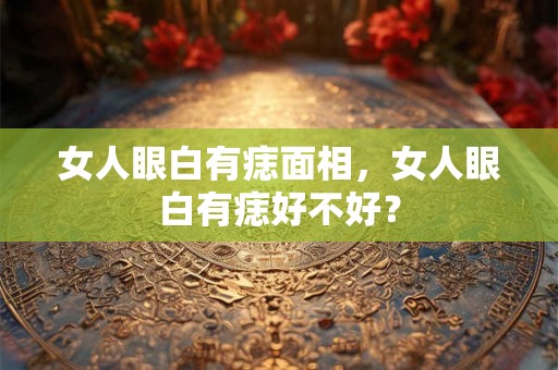 女人眼白有痣面相，女人眼白有痣好不好？