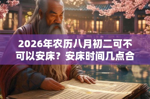 2026年农历八月初二可不可以安床？安床时间几点合适？