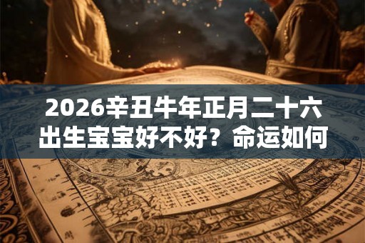 2026辛丑牛年正月二十六出生宝宝好不好？命运如何？