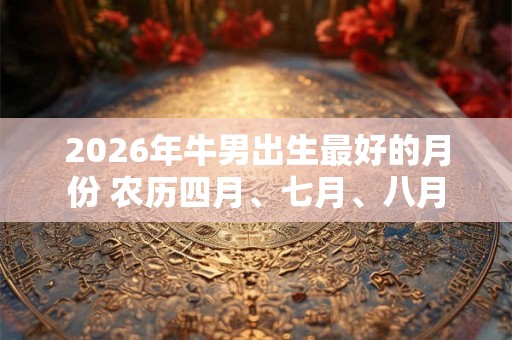 2026年牛男出生最好的月份 农历四月、七月、八月