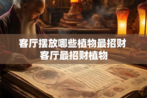 客厅摆放哪些植物最招财 客厅最招财植物