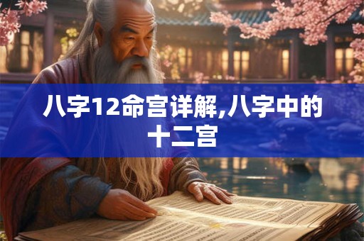 八字12命宫详解,八字中的十二宫 八字12命宫详解,八字中的十二宫