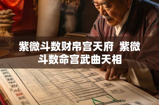 紫微斗数财帛宫天府 紫微斗数命宫武曲天相 紫微斗数财帛宫天府 紫微斗数命宫武曲天相