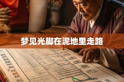 梦见光脚在泥地里走路 梦见光脚在泥地里走路
