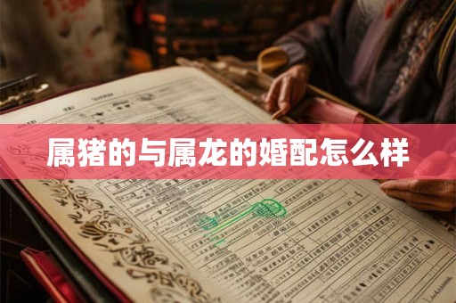 属猪的与属龙的婚配怎么样