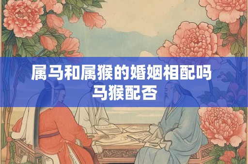 属马和属猴的婚姻相配吗 马猴配否