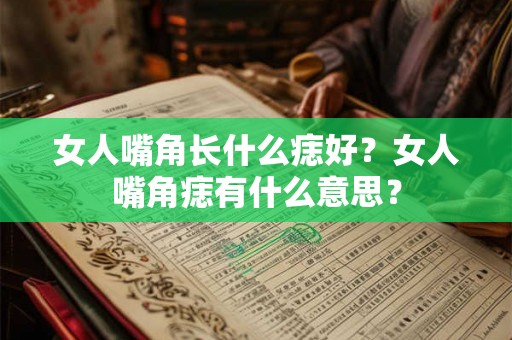女人嘴角长什么痣好？女人嘴角痣有什么意思？