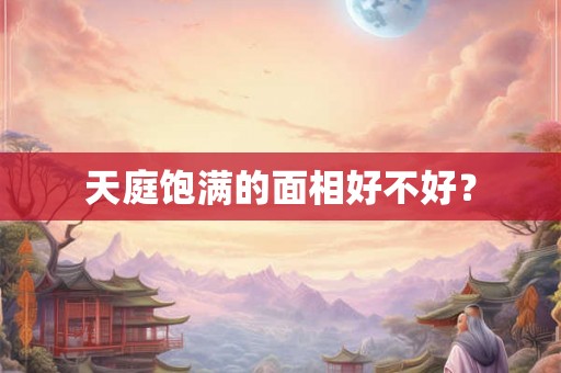 天庭饱满的面相好不好？