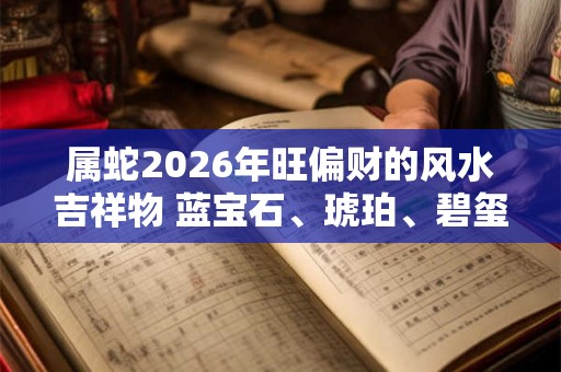 属蛇2026年旺偏财的风水吉祥物 蓝宝石、琥珀、碧玺