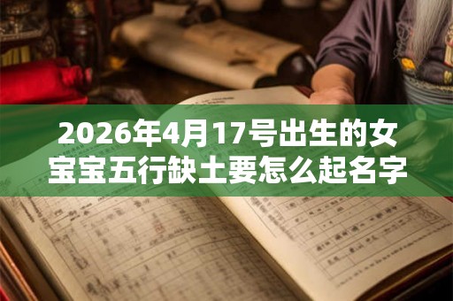 2026年4月17号出生的女宝宝五行缺土要怎么起名字
