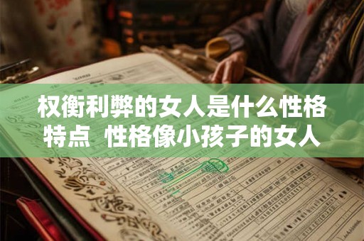 权衡利弊的女人是什么性格特点 性格像小孩子的女人 权衡利弊的女人是什么性格特点 性格像小孩子的女人