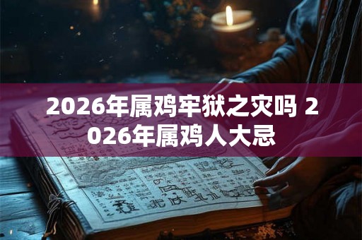 2026年属鸡牢狱之灾吗 2026年属鸡人大忌
