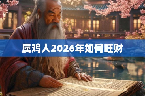 属鸡人2026年如何旺财