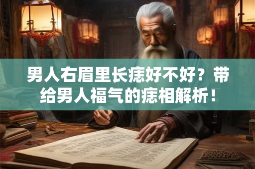 男人右眉里长痣好不好？带给男人福气的痣相解析！