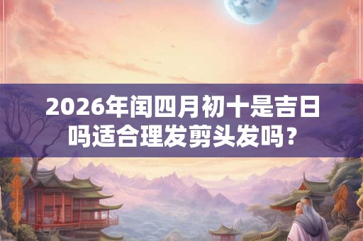 2026年闰四月初十是吉日吗适合理发剪头发吗？