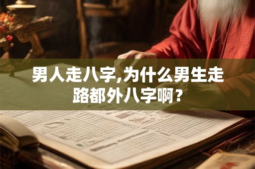 男人走八字,为什么男生走路都外八字啊？