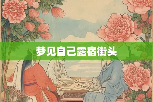 梦见自己露宿街头
