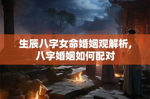 生辰八字女命婚姻观解析,八字婚姻如何配对