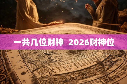 一共几位财神  2026财神位