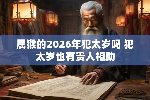 属猴的2026年犯太岁吗 犯太岁也有贵人相助 属猴的2026年犯太岁吗 犯太岁也有贵人相助