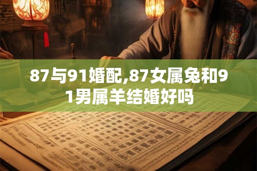 87与91婚配,87女属兔和91男属羊结婚好吗 87与91婚配,87女属兔和91男属羊结婚好吗
