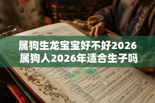 属狗生龙宝宝好不好2026 属狗人2026年适合生子吗