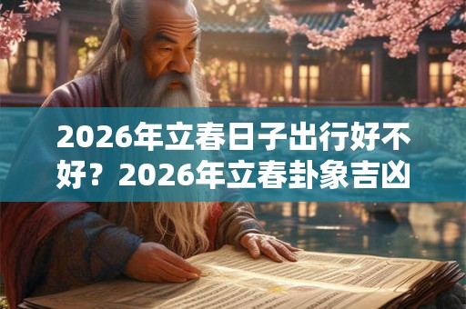2026年立春日子出行好不好？2026年立春卦象吉凶？