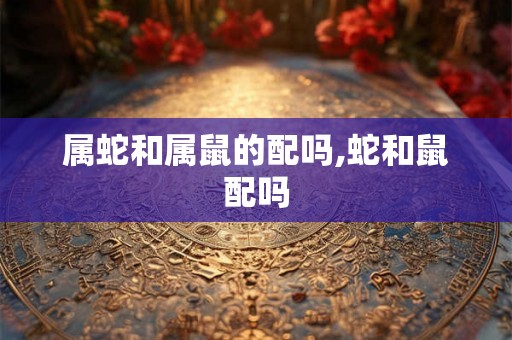 属蛇和属鼠的配吗,蛇和鼠配吗
