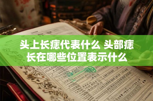 头上长痣代表什么 头部痣长在哪些位置表示什么