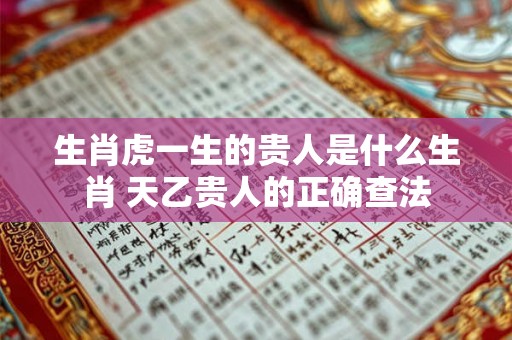 生肖虎一生的贵人是什么生肖 天乙贵人的正确查法 生肖虎一生的贵人是什么生肖 天乙贵人的正确查法