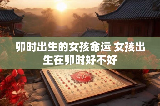 卯时出生的女孩命运 女孩出生在卯时好不好