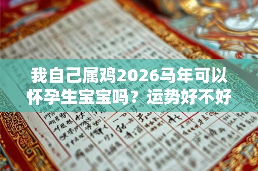 我自己属鸡2026马年可以怀孕生宝宝吗？运势好不好？