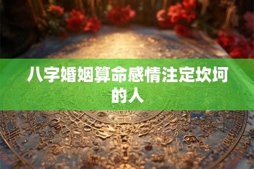 八字婚姻算命感情注定坎坷的人