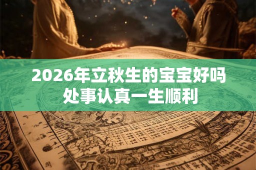 2026年立秋生的宝宝好吗 处事认真一生顺利