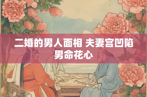 二婚的男人面相 夫妻宫凹陷男命花心