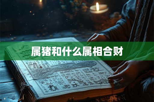 属猪和什么属相合财
