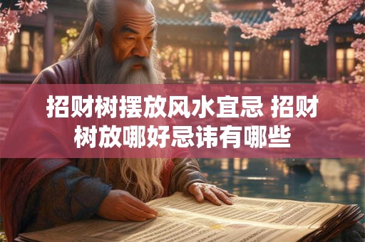 招财树摆放风水宜忌 招财树放哪好忌讳有哪些