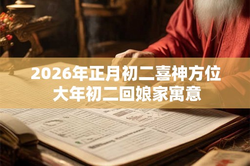 2026年正月初二喜神方位 大年初二回娘家寓意