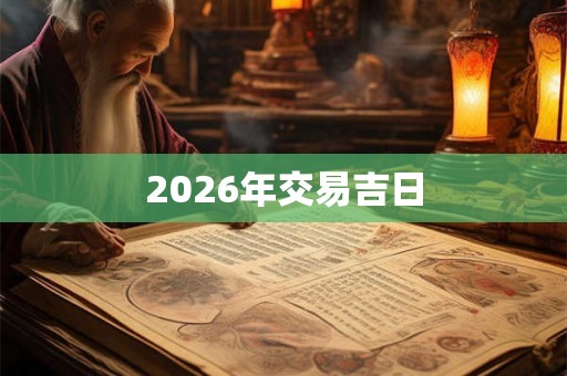2026年交易吉日