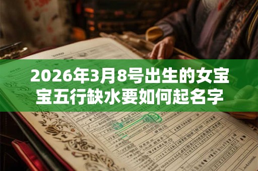 2026年3月8号出生的女宝宝五行缺水要如何起名字