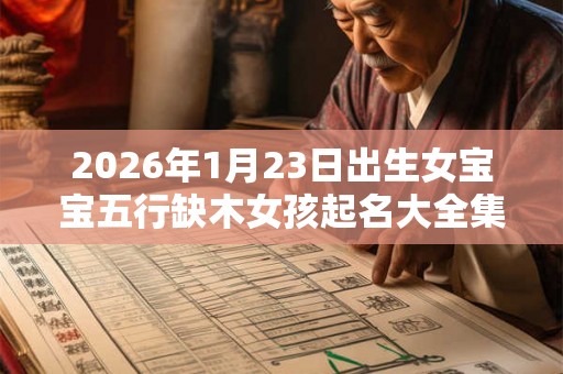 2026年1月23日出生女宝宝五行缺木女孩起名大全集