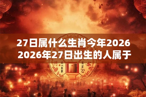 27日属什么生肖今年2026 2026年27日出生的人属于哪个生肖 27日属什么生肖今年2026 2026年27日出生的人属于哪个生肖