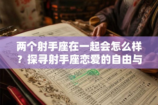 两个射手座在一起会怎么样？探寻射手座恋爱的自由与火热