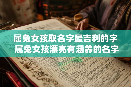 属兔女孩取名字最吉利的字 属兔女孩漂亮有涵养的名字