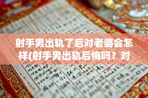 射手男出轨了后对老婆会怎样(射手男出轨后悔吗？对妻子的态度如何？)