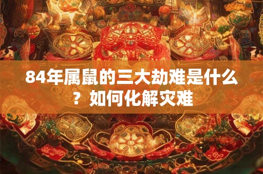 84年属鼠的三大劫难是什么？如何化解灾难
