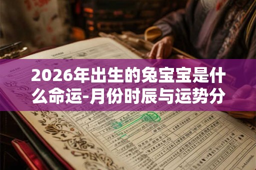 2026年出生的兔宝宝是什么命运-月份时辰与运势分析