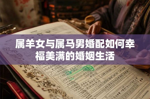 属羊女与属马男婚配如何幸福美满的婚姻生活 属羊女与属马男婚配如何幸福美满的婚姻生活