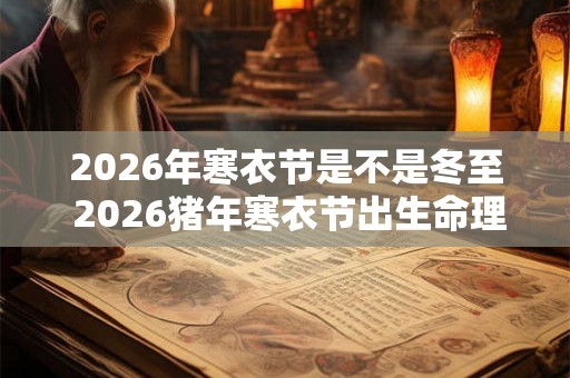 2026年寒衣节是不是冬至 2026猪年寒衣节出生命理