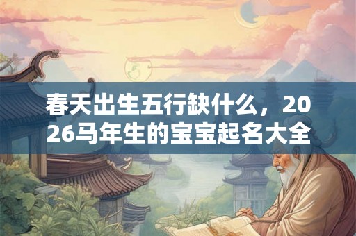 春天出生五行缺什么，2026马年生的宝宝起名大全